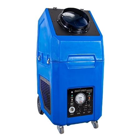 Duct-Pro H2500RS portable vacuum with blue rotomolded body.