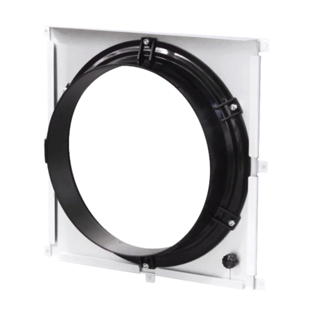 SHIELD WALL™ Exhaust Port Plate with 12” Collar