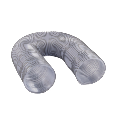Heavy Duty PVC Flex Duct 10" Diameter x 12' Lg, 1/CS